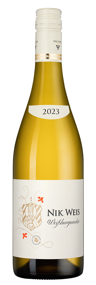 Вино Weissburgunder Mosel Dry, Nik Weis St. Urbans-Hof, 2023, (150684), Германия, Мозель, белое, полусухое, 0.75 л, Вайсбургундер Мозель Драй, цена 2303 рублей