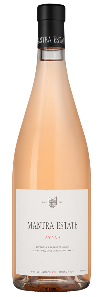 Вино Mantra Сира Розе, Mantra Estate, 2024, (156587), Россия, Кубань, розовое, сухое, 0.75 л, Мантра Сира Розе, цена 2990 рублей