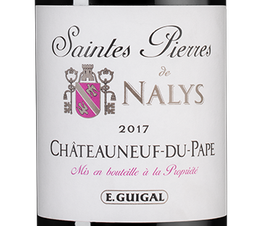 Вино Chateauneuf-du-Pape Saintes Pierres de Nalys Rouge, (135302), красное сухое, 2017 г., 0.75 л, Шатонёф-дю-Пап Сент Пьер де Налис Руж цена 12490 рублей