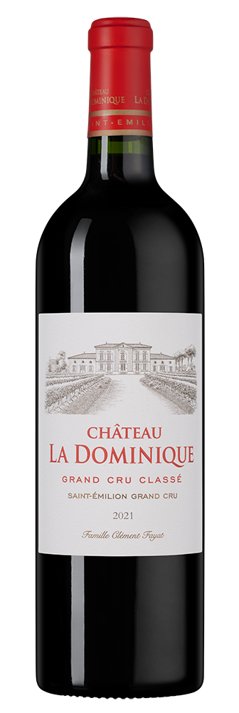 Вино Chateau la Dominique, 2021, (104295), Франция, Бордо, красное, сухое, 0.75 л, Шато ля Доминик, цена 17990 рублей