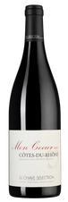 Вино Cotes-du-Rhone Mon Coeur, (128842), красное сухое, 2019 г., 0.75 л, Кот-дю-Рон Мон Кёр цена 3640 рублей