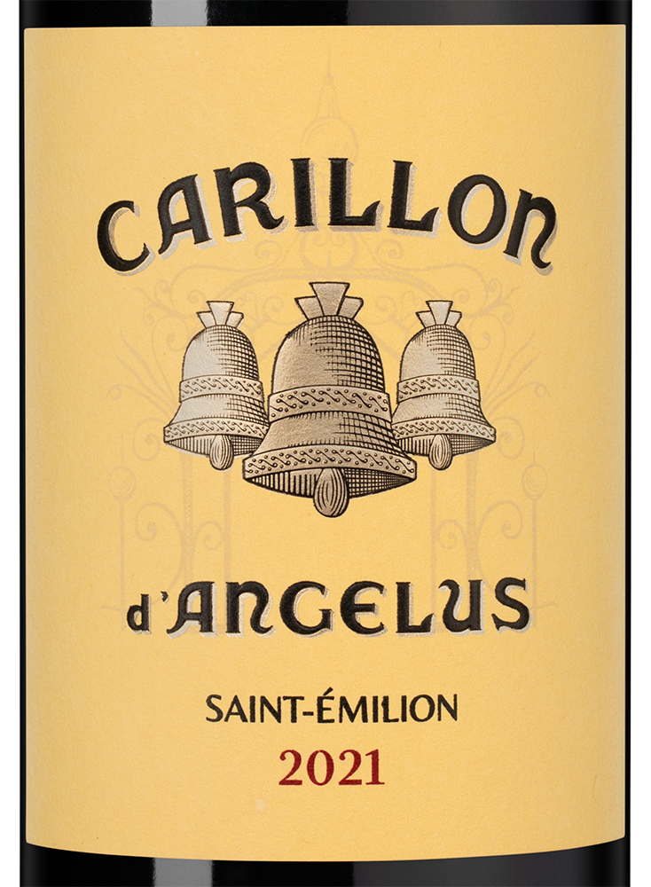Вино Le Carillon d'Angelus (Saint-Emilion), Chateau Angelus, 2021, (141528), Франция, Бордо, красное, сухое, 0.75 л, Ле Карийон д'Анжелюс, цена 36490 рублей