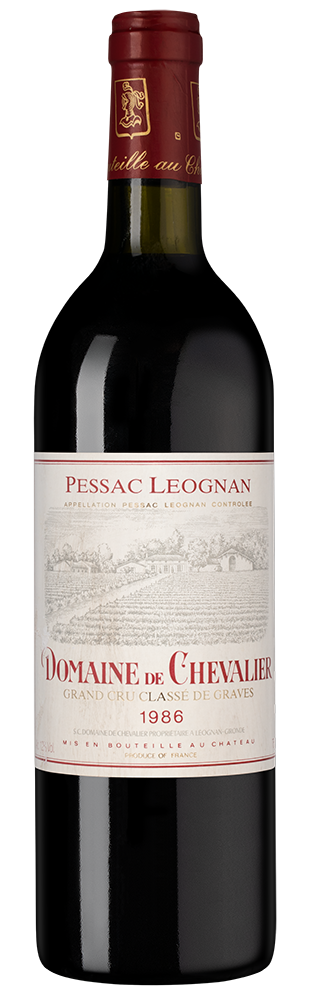 Вино Domaine de Chevalier Rouge (Pessac-Leognan), 1986, (157655), Франция, Бордо, красное, сухое, 0.75 л, Домен де Шевалье Руж, цена 84990 рублей