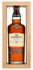Виски The Glenlivet Aged 21 Years, (124252), gift box в подарочной упаковке, Односолодовый 21 год, Шотландия, 0.7 л, Гленливет 21 Лет цена 34090 рублей