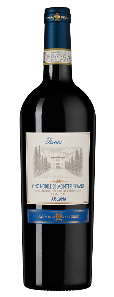 Вино Vino Nobile di Montepulciano Riserva, Fattoria del Cerro, 2019, (152800), Италия, Тоскана, красное, сухое, 0.75 л, Вино Нобиле ди Монтепульчано Ризерва, цена 6490 рублей