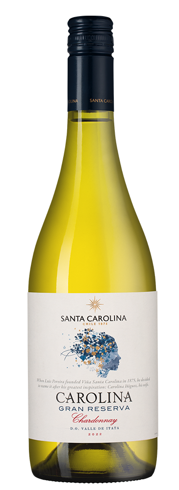 Вино Gran Reserva Chardonnay, Santa Carolina, 2022, (154343), Чили, Центральная Долина, белое, полусухое, 0.75 л, Гран Ресерва Шардоне, цена 2490 рублей