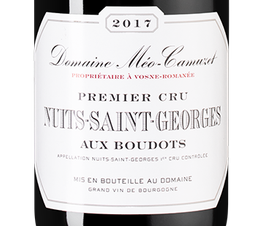Вино Nuits-Saint-Georges Premier Cru Aux Boudots, (121315), красное сухое, 2017 г., 0.75 л, Нюи-Сен-Жорж Премье Крю О Будо цена 46210 рублей