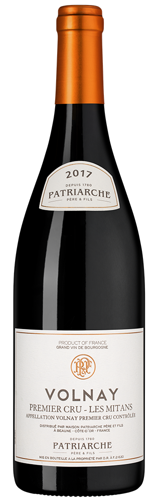 Вино Volnay Premier Cru Les Mitans, Patriarche, 2017, (152949), Франция, Бургундия, красное, сухое, 0.75 л, Вольне Премье Крю Ле Митан, цена 23490 рублей