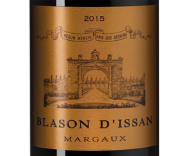 Вино Blason d'Issan (Margaux), (151092), красное сухое, 2015, 0.75 л, Блазон д'Иссан цена 9490 рублей