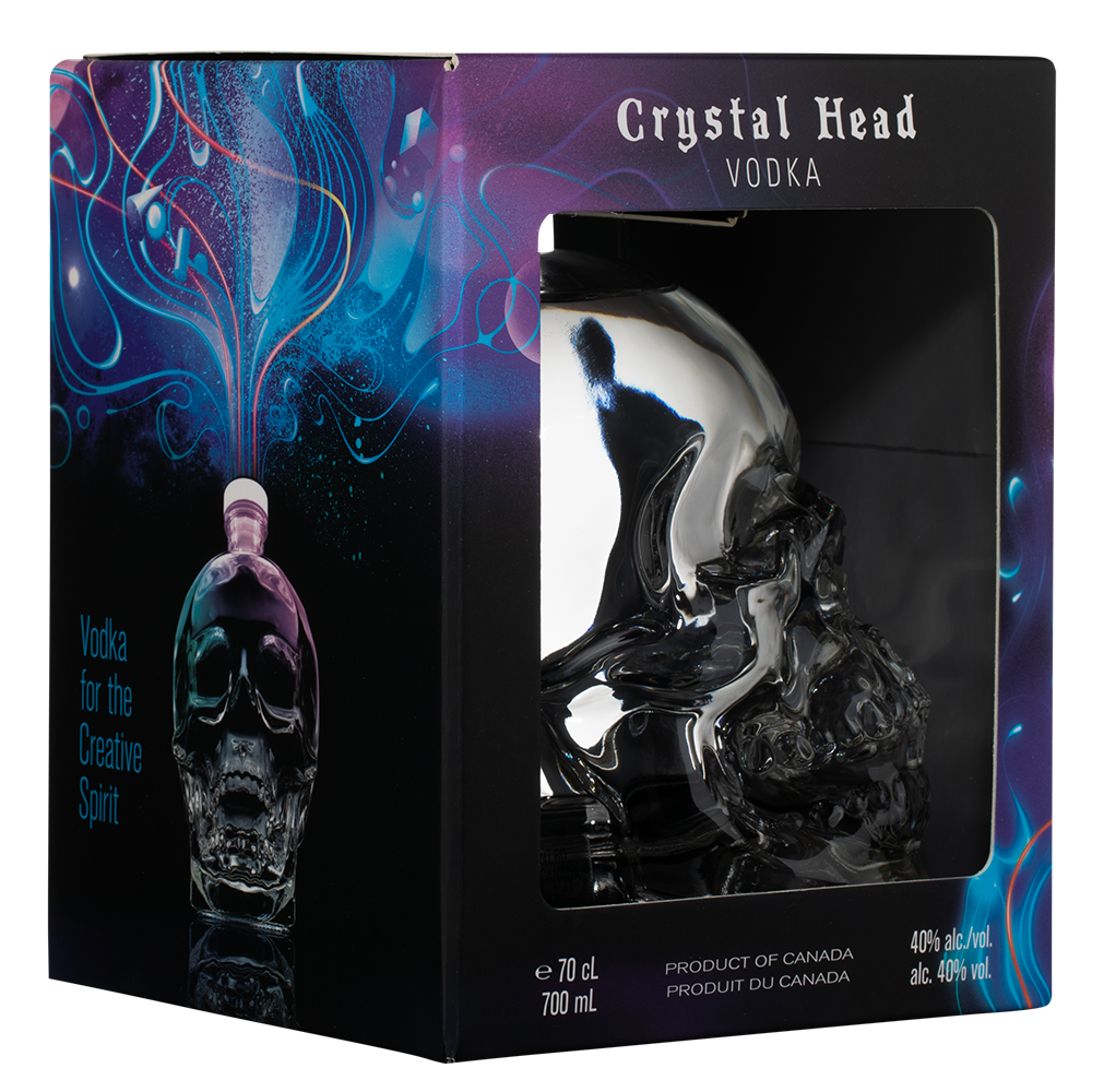 Водка Crystal Head в подарочной упаковке, (159461), Канада, 0.7 л, Водка Кристал Хэд, цена 11990 рублей