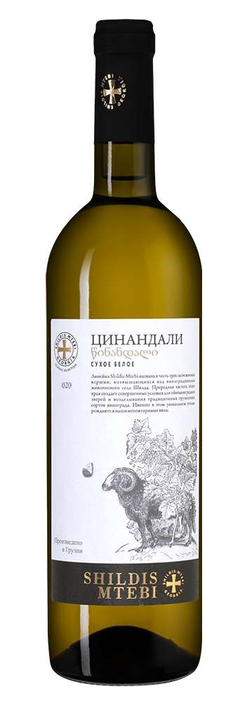 Вино Tsinandali Shildis Mtebi, 2020, (132838), Грузия, Кахетия, белое, сухое, 0.75 л, Цинандали Шилдис Мтеби, цена 1240 рублей