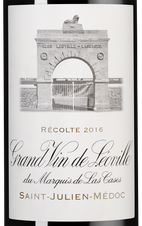 Вино Chateau Leoville Las Cases, (129010), красное сухое, 2016 г., 0.75 л, Шато Леовиль Лас Каз цена 69990 рублей