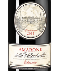 Вино Amarone della Valpolicella Classico, (121900), красное сухое, 2011 г., 0.75 л, Амароне делла Вальполичелла Классико цена 21490 рублей