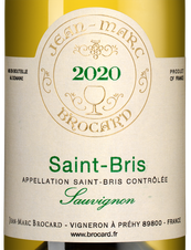 Вино Sauvignon Saint-Bris, (130265), белое сухое, 2020 г., 0.75 л, Совиньон Сен-Бри цена 2990 рублей