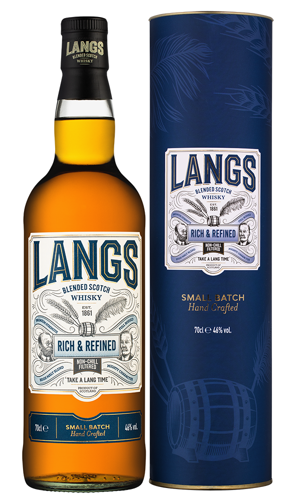 Виски Langs Rich & Refined в подарочной упаковке, (159266), Шотландия, 0.7 л, Лэнгс Рич энд Рифайнд, цена 2590 рублей