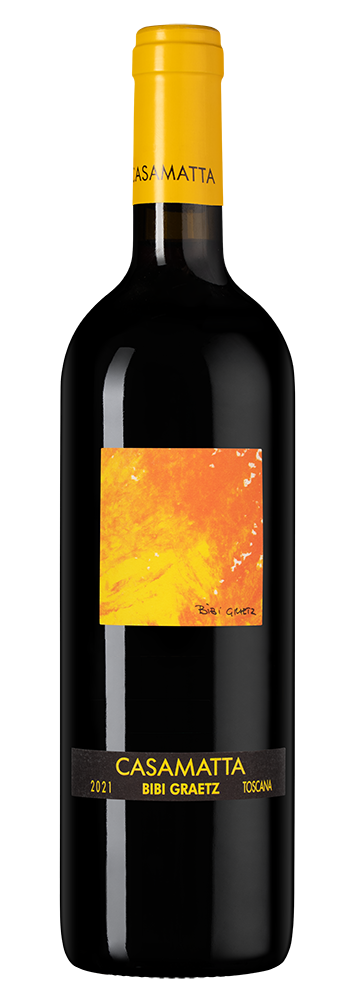 Вино Casamatta Rosso, Bibi Graetz, 2021, (144615), Италия, Тоскана, красное, сухое, 0.75 л, Казаматта Россо, цена 6990 рублей