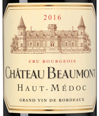 Вино Chateau Beaumont, (146679), красное сухое, 2016 г., 0.75 л, Шато Бомон цена 4690 рублей
