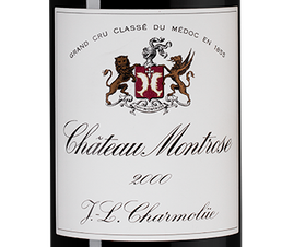 Вино Chateau Montrose, (140826), красное сухое, 2000 г., 0.75 л, Шато Монроз цена 40010 рублей