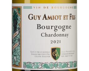 Вино Bourgogne Chardonnay, (148207), белое сухое, 2021, 0.75 л, Бургонь Шардоне цена 7990 рублей