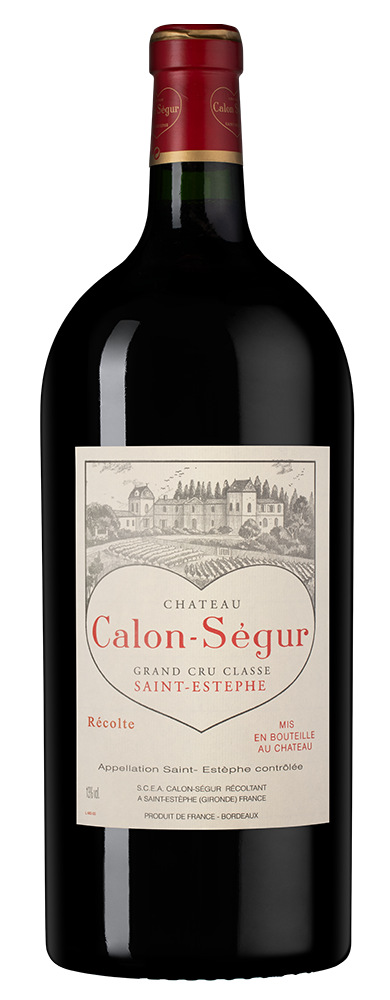 Вино Chateau Calon Segur (Saint-Estephe), 2018, 6л, (152817), Франция, Бордо, красное, сухое, 6 л, Шато Калон Сегюр, цена 549990 рублей