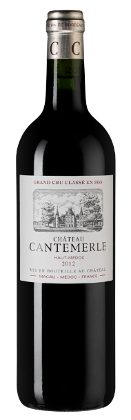 Вино Chateau Cantemerle (Haut-Medoc), 2012, (137061), Франция, Бордо, красное, сухое, 0.75 л, Шато Кантмерль, цена 9990 рублей