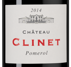 Вино Chateau Clinet (Pomerol), (139336), красное сухое, 2014, 0.75 л, Шато Клине цена 27990 рублей