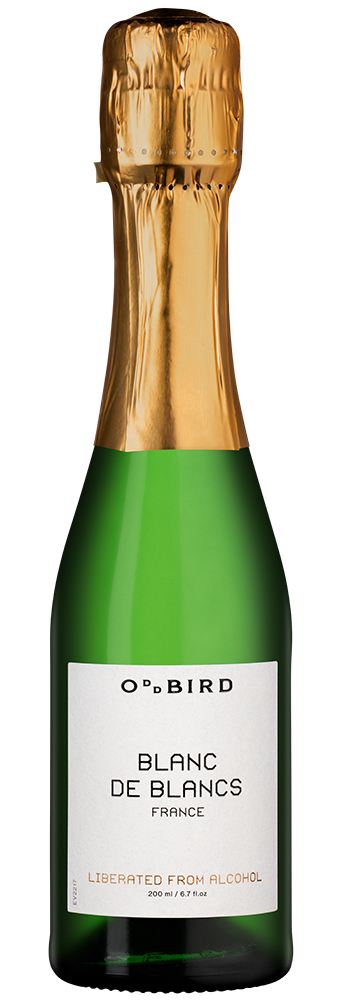 Игристое вино безалкогольное Blanc de Blancs, 0,5%, Oddbird, 0.2л, (158836), Франция, Лангедок-Руссильон, 0.2 л, Блан де Блан Безалкогольное, цена 1240 рублей