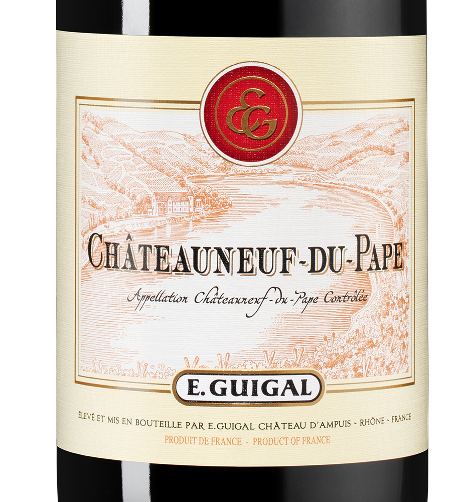 Вино Chateauneuf-du-Pape Rouge, Guigal, 2018, (143951), Франция, Долина Роны, красное, сухое, 0.75 л, Шатонёф-дю-Пап Руж, цена 12990 рублей