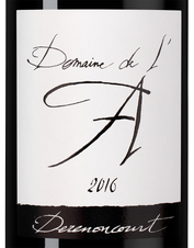 Вино Domaine de l'A, (145804), красное сухое, 2016 г., 1.5 л, Домен де л'А цена 18490 рублей