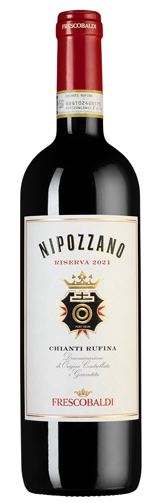 Вино Nipozzano Chianti Rufina Riserva, Frescobaldi, 2021, (147874), Италия, Тоскана, красное, сухое, 0.75 л, Нипоццано Кьянти Руфина Ризерва, цена 4990 рублей