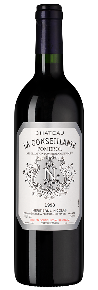 Вино Chateau la Conseillante (Pomerol), 1998, (148144), Франция, Бордо, красное, сухое, 0.75 л, Шато ля Консейант, цена 99990 рублей