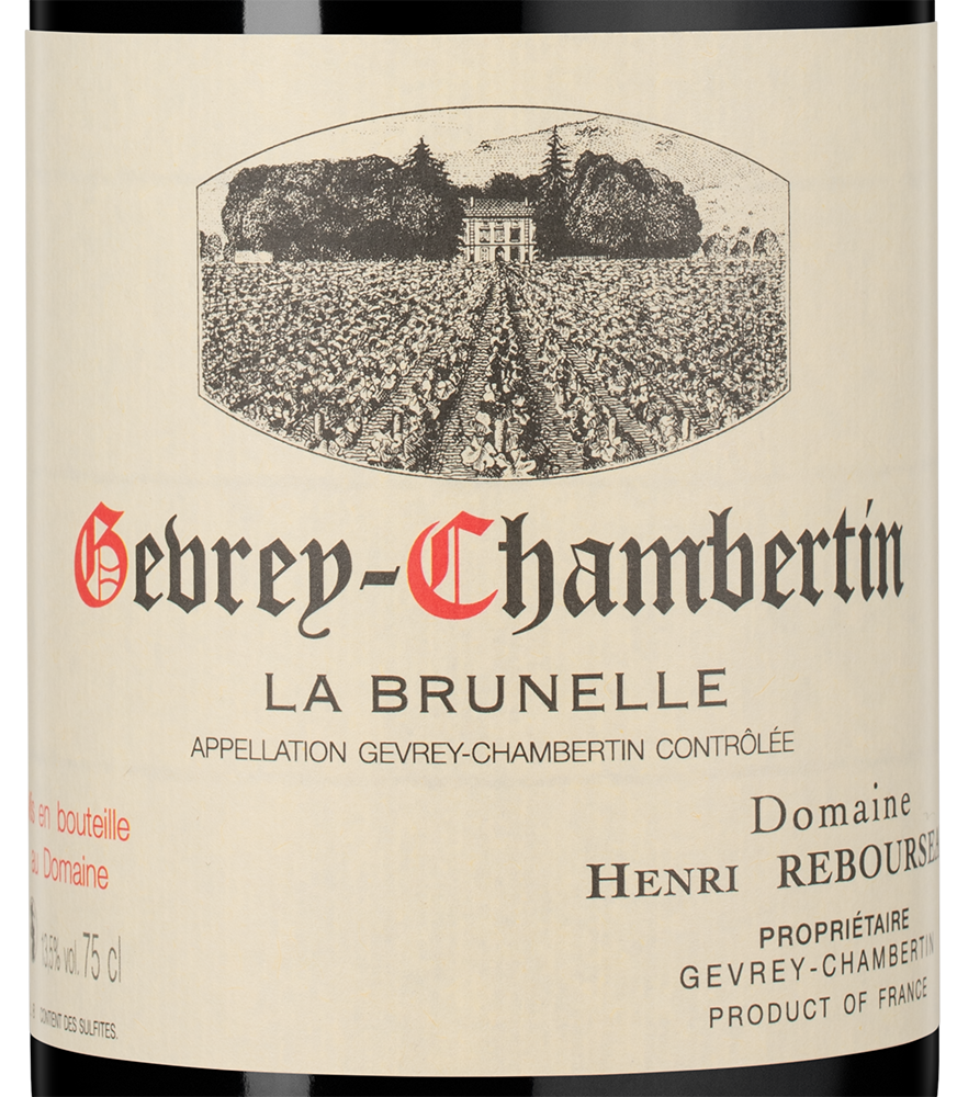 Вино Gevrey-Chambertin La Brunelle, Domaine Henri Rebourseau, 2023, (157961), Франция, Бургундия, красное, сухое, 0.75 л, Жевре-Шамбертен ля Брюнелль, цена 23490 рублей