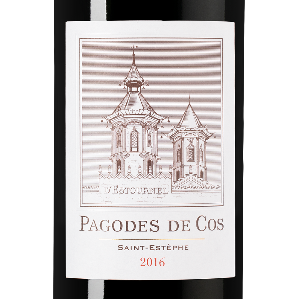 Вино Les Pagodes de Cos (Saint-Estephe), Chateau Cos d'Estournel, 2016, (143467), Франция, Бордо, красное, сухое, 0.75 л, Ле Пагод де Кос, цена 16990 рублей