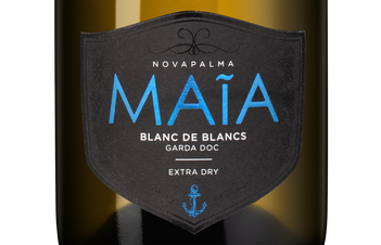 Игристое вино Maia Garda Blanc de Blancs, (149436), белое брют, 0.75 л, Майя Блан де Блан Экстра Драй цена 1890 рублей