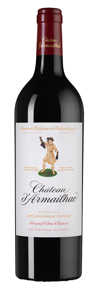 Вино Chateau d'Armailhac (Pauillac), 2021, (141460), Франция, Бордо, красное, сухое, 0.75 л, Шато д'Армайяк, цена 17490 рублей