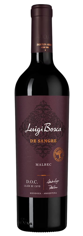 Вино De Sangre Malbec, Luigi Bosca, 2022, (150249), Аргентина, Мендоса, красное, сухое, 0.75 л, Де Сангре Мальбек, цена 4490 рублей