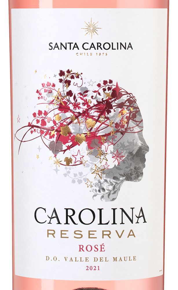 Вино Carolina Reserva Rose, Santa Carolina, 2022, (139906), Чили, Центральная Долина, розовое, сухое, 0.75 л, Каролина Ресерва Розе, цена 1690 рублей