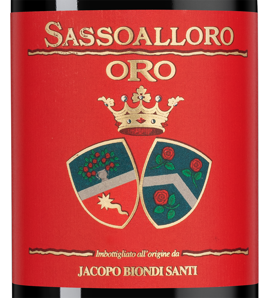 Вино Sassoalloro Oro, Castello di Montepo di Jacopo Biondi Santi, 2021, (154678), Италия, Тоскана, красное, сухое, 0.75 л, Сассоаллоро Оро, цена 13490 рублей