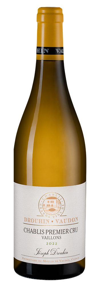 Вино Chablis Premier Cru Vaillons, Joseph Drouhin, 2022, (152266), Франция, Бургундия, белое, сухое, 0.75 л, Шабли Премье Крю Вайон, цена 14990 рублей