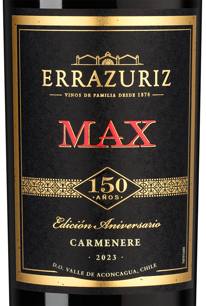 Вино Max Reserva Carmenere, Errazuriz, 2023, (153360), Чили, Аконкагуа, красное, сухое, 0.75 л, Макс Ресерва Карменер, цена 2653 рублей