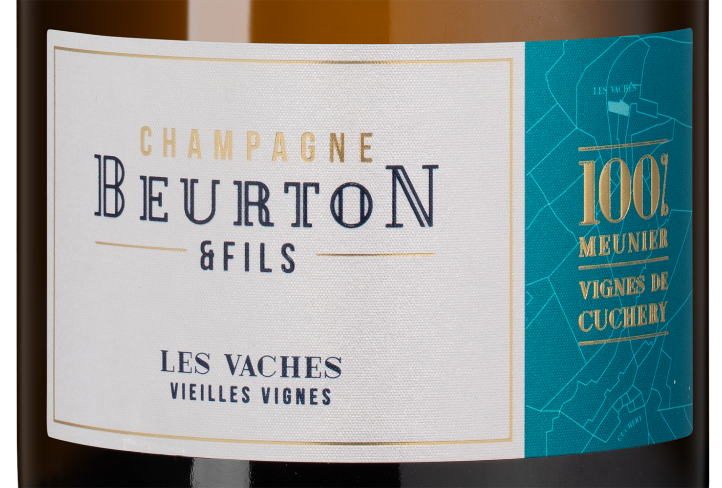 Шампанское Les Vaches Vieilles Vignes, Beurton et Fils, 2018, (146407), Франция, Шампань, белое, брют, 0.75 л, Ле Ваш Вьей Винь, цена 17490 рублей