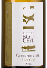Вино Gewurztraminer Jules Geyl, (122877), белое сладкое, 2018 г., 0.75 л, Гевюрцтраминер Жюль Гайль цена 4990 рублей