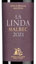 Вино Malbec La Linda, (133654), красное сухое, 2021 г., 0.75 л, Мальбек Ла Линда цена 1740 рублей