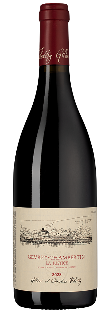 Вино Gevrey-Chambertin La Justice, Gilbert et Christine Felettig, 2023, (157043), Франция, Бургундия, красное, сухое, 0.75 л, Жевре-Шамбертен Ля Жюстис, цена 22490 рублей