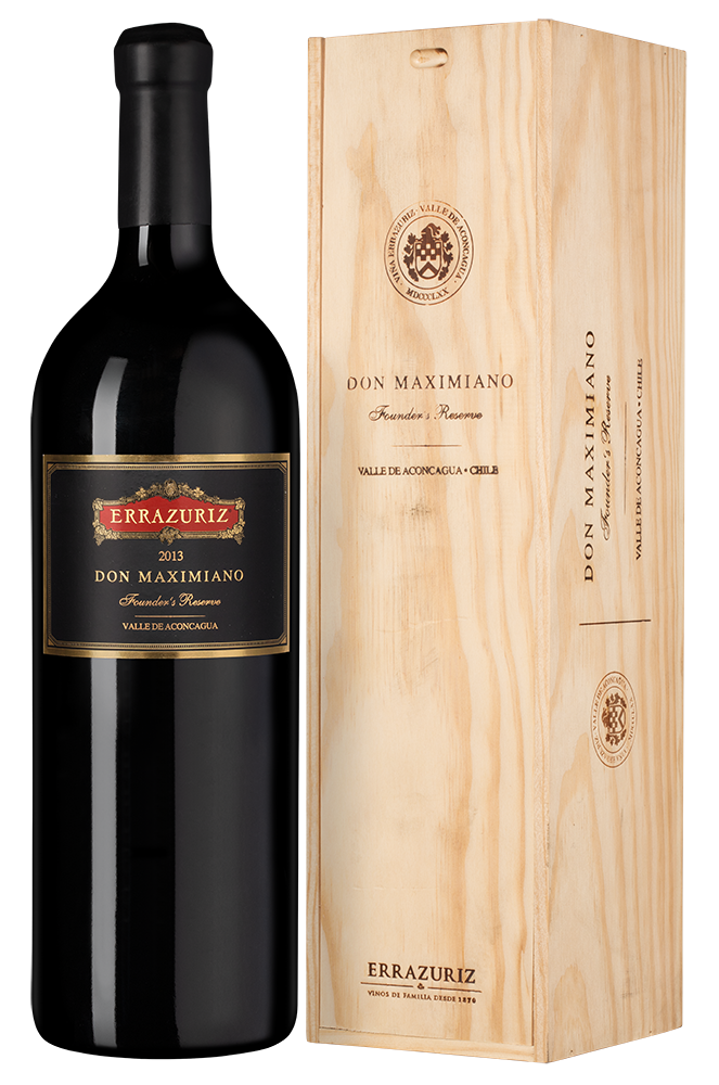 Вино Don Maximiano Founder's Reserve, Errazuriz, 2013, 3л, (149433), Чили, Аконкагуа, красное, сухое, 3 л, Дон Максимиано Фаундер'с Резерв, цена 114990 рублей