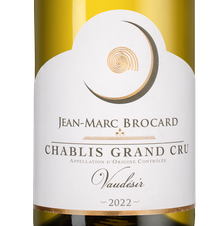 Вино Chablis Grand Cru Vaudesir, (147330), белое сухое, 2022 г., 0.75 л, Шабли Гран Крю Водезир цена 17490 рублей