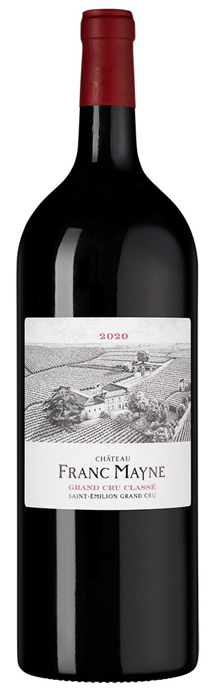 Вино Saint– Emilion Chateau Franc Mayne, 2020, 1.5л, (154408), Франция, Бордо, красное, сухое, 1.5 л, Шато Фран Мэн, цена 29990 рублей