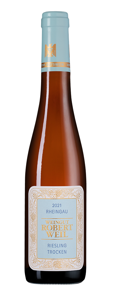 Вино Rheingau Riesling Trocken, Robert Weil, 2021, 0.375л, (138484), Германия, Рейнгау, белое, полусухое, 0.375 л, Рислинг Трокен, цена 3990 рублей