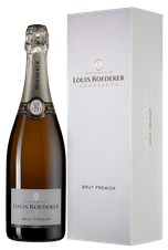 Шампанское Louis Roederer Brut Premier, (123278), gift box в подарочной упаковке, белое брют, 0.75 л, Брют Премьер цена 15990 рублей