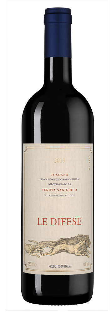 Вино Le Difese, Tenuta San Guido, 2019, (132153), Италия, Тоскана, красное, сухое, 0.75 л, Ле Дифезе, цена 8490 рублей
